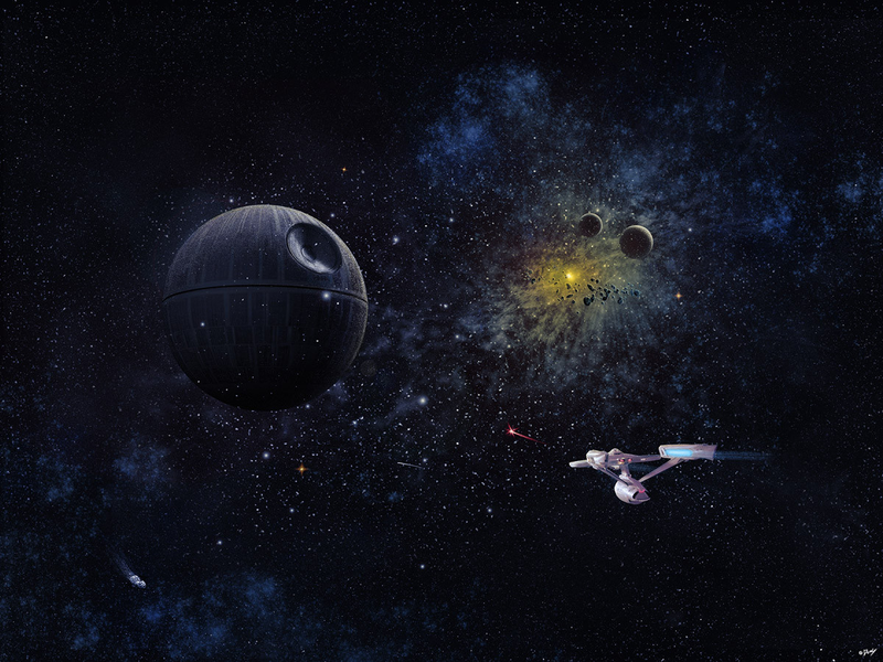 Illustration for article titled This Gorgeous Art Show Celebrates Our Favourite Space-Bound Heroes